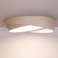BRILAGI - LED hämardatav laelamp VELVET TWIST LED/36W/230V 3000-6000K läbimõõt 65 cm Wi-Fi Tuya Beacon beež + kaugjuhtimispult