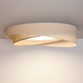 BRILAGI - LED hämardatav laelamp VELVET TWIST LED/36W/230V 3000-6000K läbimõõt 65 cm Wi-Fi Tuya Beacon kreem/beež + kaugjuhtimispult