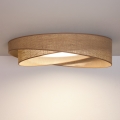 BRILAGI - LED hämardatav laelamp VELVET TWIST LED/36W/230V 3000-6000K pr. 65 cm Wi-Fi Tuya Beacon beež + kaugjuhtimispult