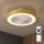 Brilagi - LED-hämardatav laelamp ventilaatoriga LED/38W/230V 3000-6500K 3000-6500K läbimõõt 50 cm kuldne + kaugjuhtimispult