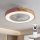 Brilagi - LED-hämardatav laelamp ventilaatoriga LED/38W/230V 3000-6500K 3000-6500K läbimõõt 50 cm roosa/tamm + kaugjuhtimispult