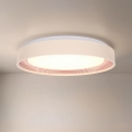 Brilagi - LED hämardatav laelamp WALDO LED/48W/230V 3000-6500K läbimõõt 40 cm beež/kuldne + kaugjuhtimispult