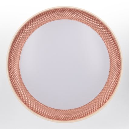 Brilagi - LED hämardatav laelamp WALDO LED/48W/230V 3000-6500K läbimõõt 40 cm beež/kuldne + kaugjuhtimispult