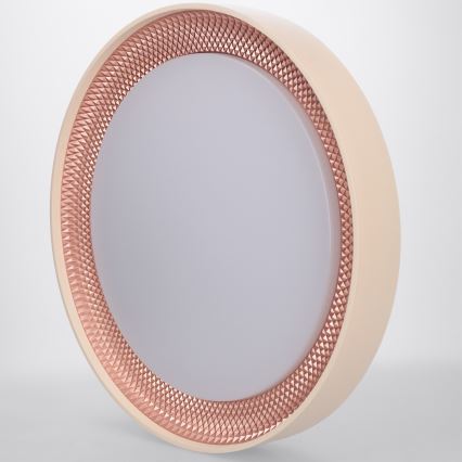 Brilagi - LED hämardatav laelamp WALDO LED/48W/230V 3000-6500K läbimõõt 40 cm beež/kuldne + kaugjuhtimispult