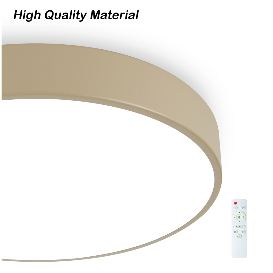 Brilagi - LED Hämardatav laevalgusti POOL LED/60W/230V 3000-6000K 50 cm beež + kaugjuhtimine