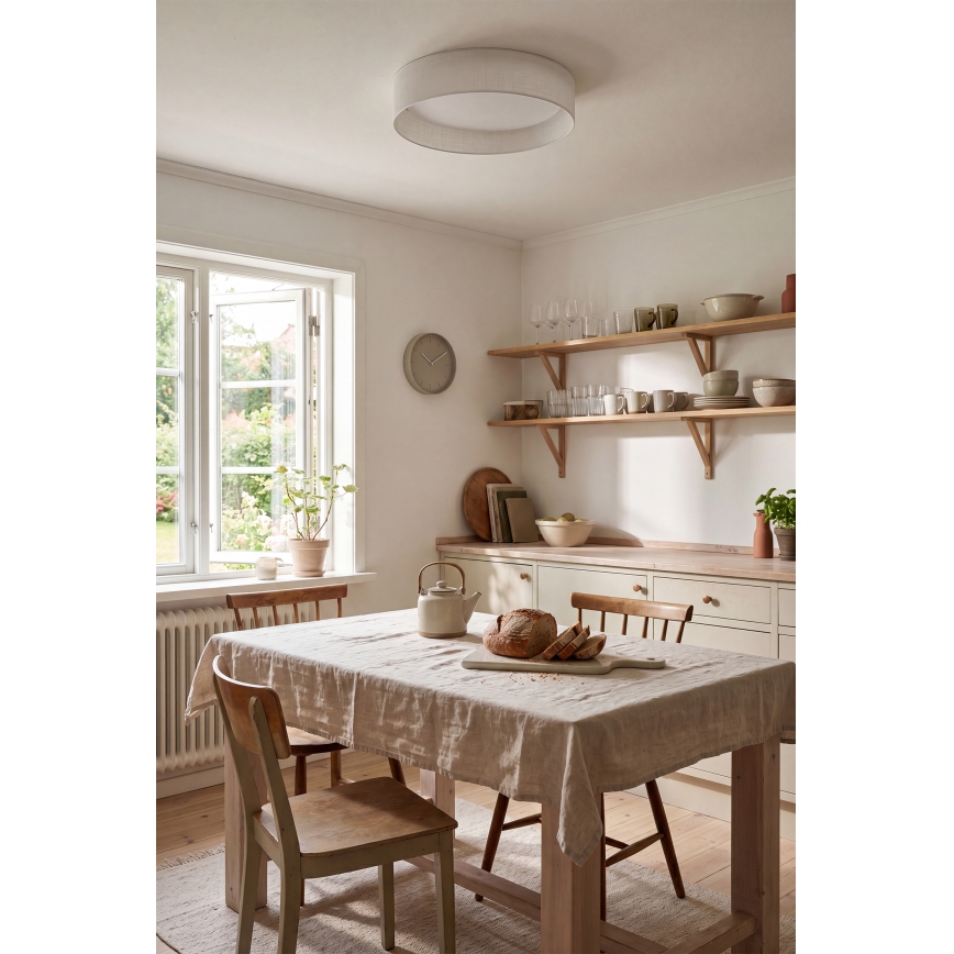Brilagi - LED hämardatav laevalgusti VELVET SMARTIX STARS LED/36W/230V 3000-6000K Ø 55 cm valge Wi-Fi Tuya Beacon + kaugjuhtimispult