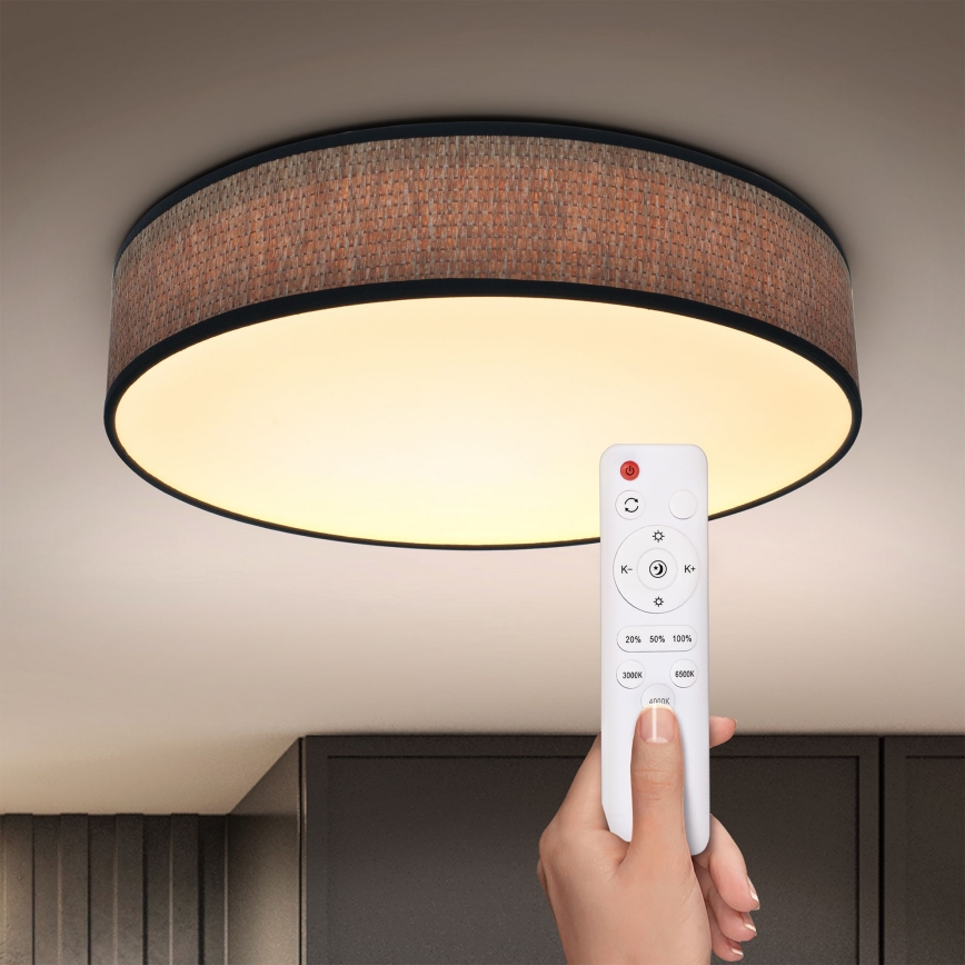 Brilagi - LED Hämardatav laevalgusti ADELA LED/48W/230V 3000-6500K d. 40 cm + kaugjuhtimispult