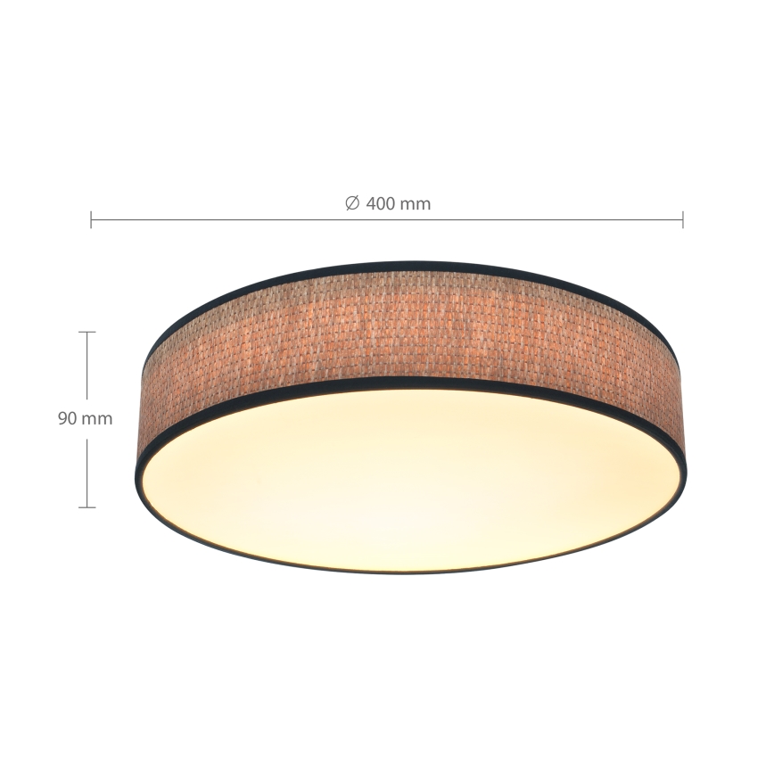 Brilagi - LED Hämardatav laevalgusti ADELA LED/48W/230V 3000-6500K d. 40 cm + kaugjuhtimispult