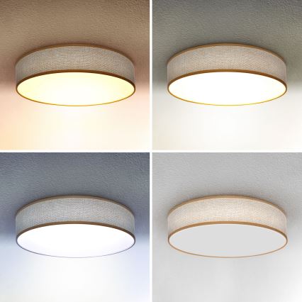 Brilagi - LED Hämardatav laevalgusti CARMEN LED/48W/230V 3000-6500K d. 40 cm + kaugjuhtimispult