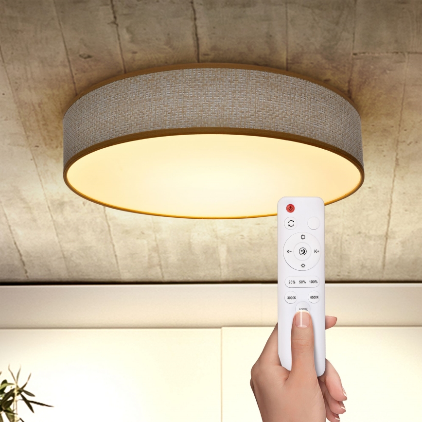 Brilagi - LED Hämardatav laevalgusti CARMEN LED/48W/230V 3000-6500K d. 40 cm + kaugjuhtimispult