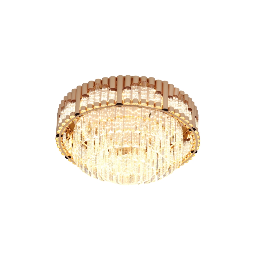 Brilagi - LED-hämardatav laelamp CROWN LED/41W/230V 3000-6000K, läbimõõt 48 cm, kuldne + kaugjuhtimispult