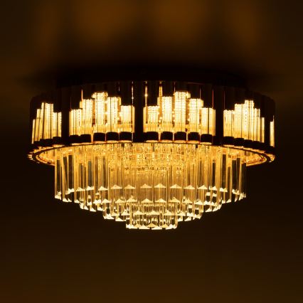 BRILAGI - LED-hämardatav laelamp CROWN LED/41W/230V 3000-6000K, läbimõõt 48 cm, kuldne + kaugjuhtimispult