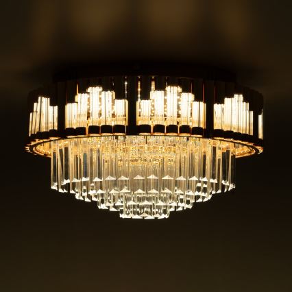 BRILAGI - LED-hämardatav laelamp CROWN LED/41W/230V 3000-6000K, läbimõõt 48 cm, kuldne + kaugjuhtimispult