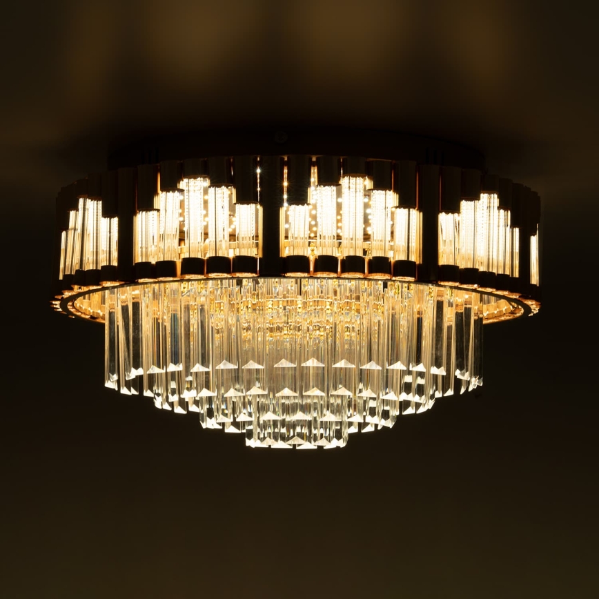 BRILAGI - LED-hämardatav laelamp CROWN LED/41W/230V 3000-6000K, läbimõõt 48 cm, kuldne + kaugjuhtimispult