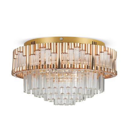 BRILAGI - LED-hämardatav laelamp CROWN LED/41W/230V 3000-6000K, läbimõõt 48 cm, kuldne + kaugjuhtimispult