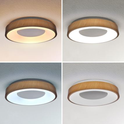 Brilagi - LED Hämardatav laevalgusti DORIA LED/48W/230V 3000-6500K d. 39 cm + kaugjuhtimispult