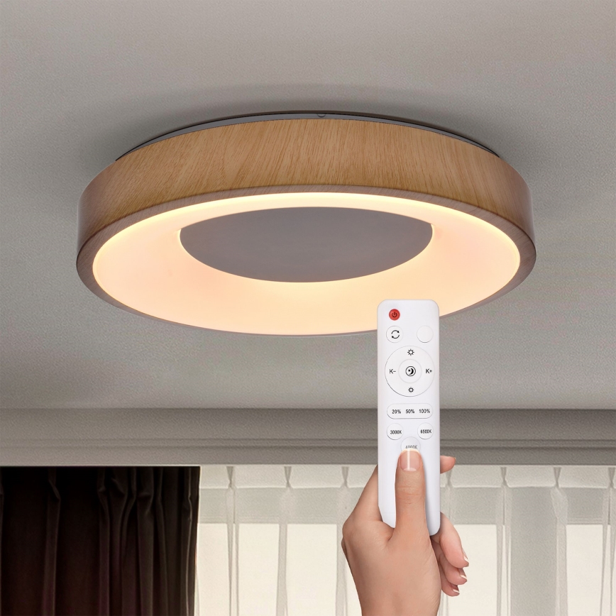 Brilagi - LED Hämardatav laevalgusti DORIA LED/48W/230V 3000-6500K d. 39 cm + kaugjuhtimispult