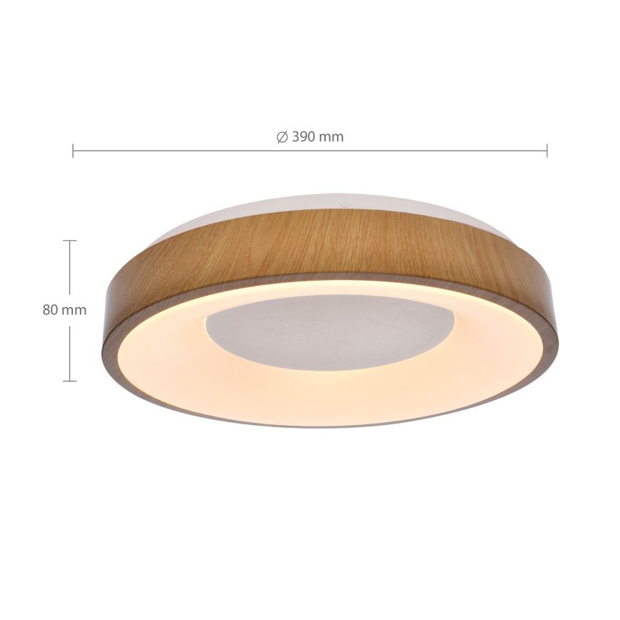 Brilagi - LED Hämardatav laevalgusti DORIA LED/48W/230V 3000-6500K d. 39 cm + kaugjuhtimispult