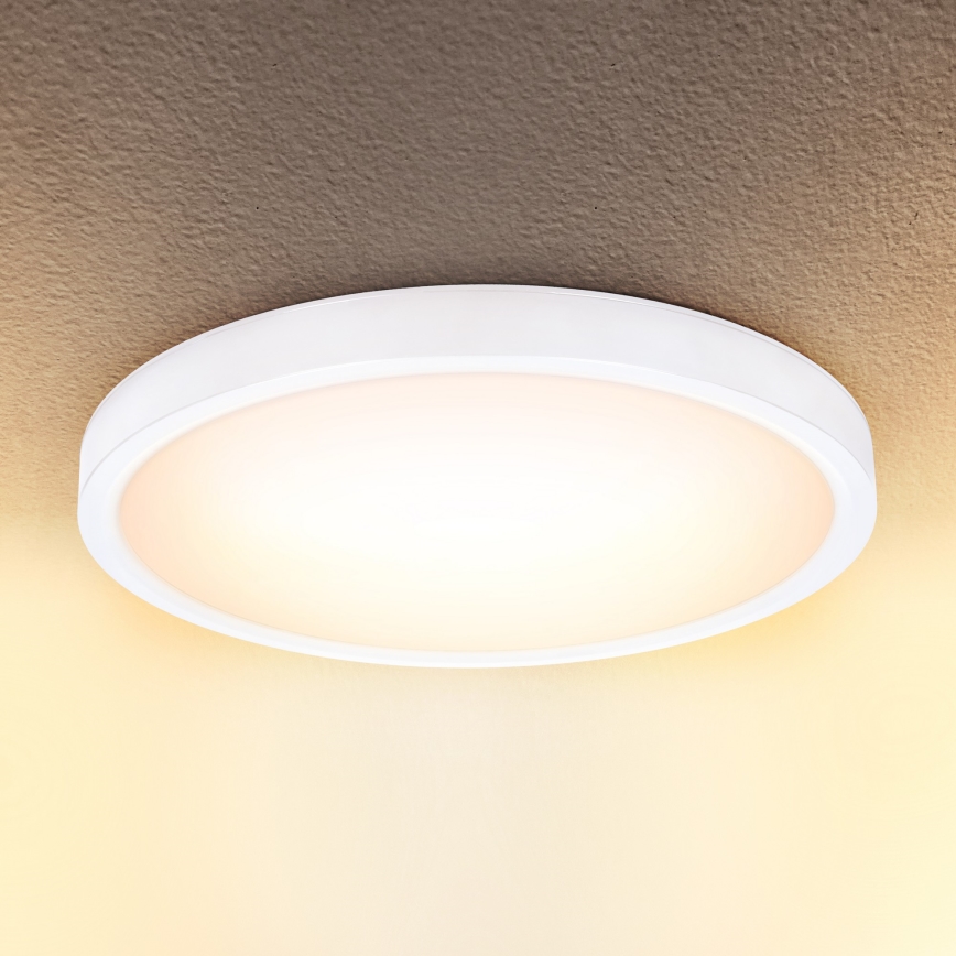 Brilagi - LED Hämardatav laevalgusti ESTELA LED/36W/230V 3000-6500K ø 30 cm valge + kaugjuhtimispult