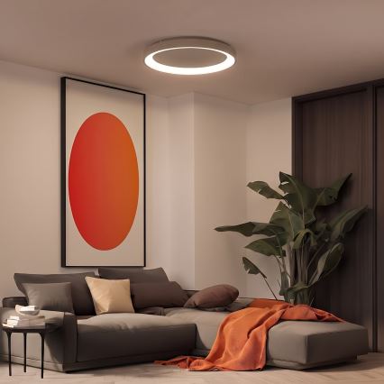 BRILAGI - hämardatav LED-laelamp FALCON II LED/108W/230V 3000-6500K, läbimõõt 80 cm, beež + kaugjuhtimispult