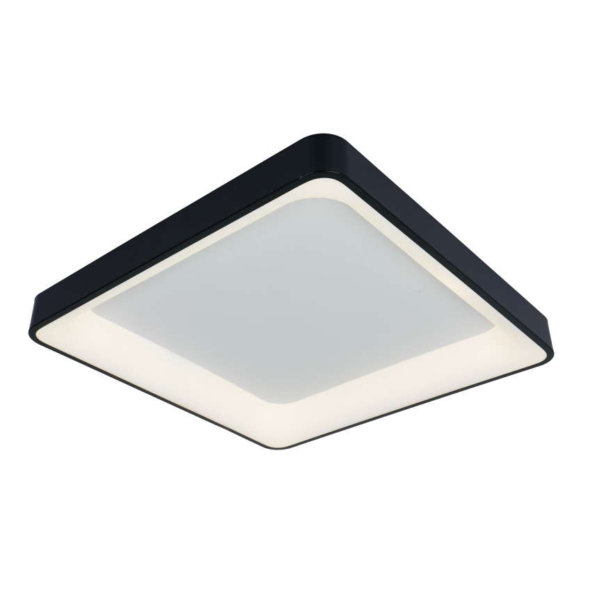 Brilagi - hämardatav LED-laelamp FALCON II LED/125W/230V 3000-6500K 60x60 cm must + kaugjuhtimispult