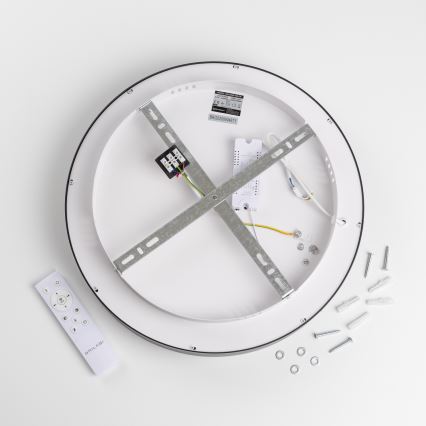 Brilagi - hämardatav LED-laelamp FALCON II LED/67W/230V 3000-6500K läbimõõt 40 cm must + kaugjuhtimispult