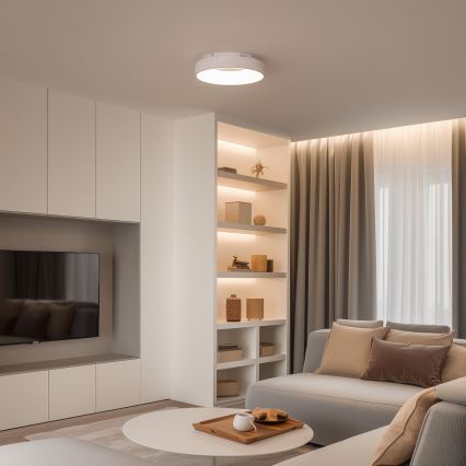 Brilagi - hämardatav LED-laelamp FALCON II LED/67W/230V 3000-6500K läbimõõt 40 cm valge + kaugjuhtimispult