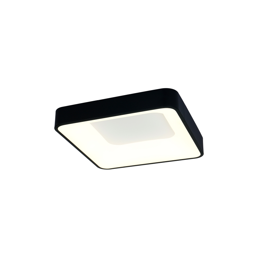 Brilagi - LED hämardatav laevalgusti FALCON II LED/80W/230V 3000-6500K 40x40 cm must + kaugjuhtimispult