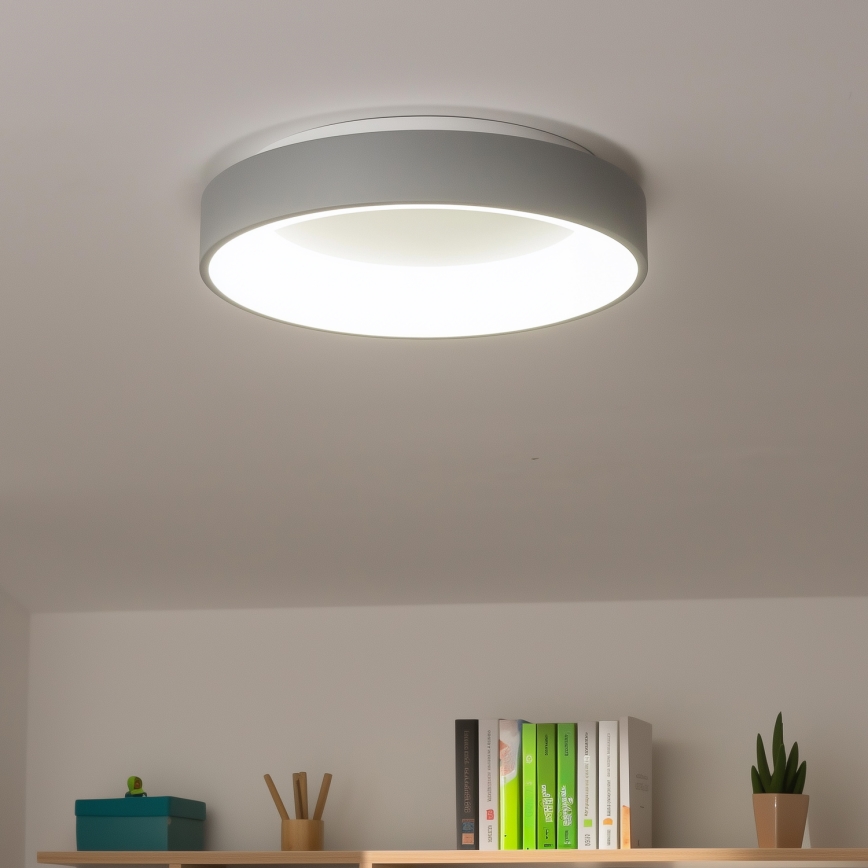 Brilagi - LED Hämardatav laevalgusti FALCON LED/40W/230V 3000-6500K d. 45 cm hall + pult