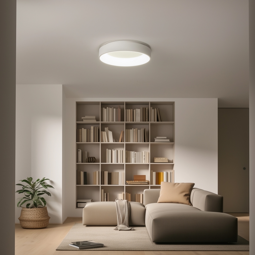 Brilagi - hämardatav LED-laelamp FALCON LED/80W/230V 3000-6500K läbimõõt 60 cm valge + kaugjuhtimispult