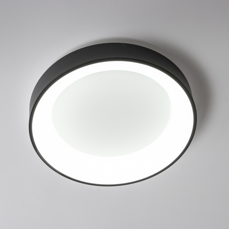 Brilagi - LED Hämardatav laevalgusti FALCON LED/80W/230V 3000-6500K d. 60 cm must + pult