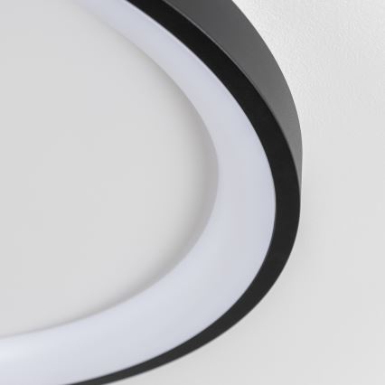 Brilagi - hämardatav LED-laelamp FALCON SLIM LED/42W/230V 3000-6500K läbimõõt 50 cm must + kaugjuhtimispult