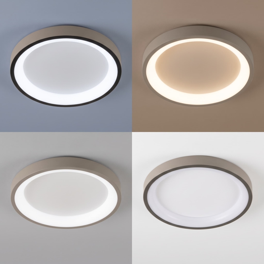 BRILAGI - hämardatav LED laelamp FALCON SLIM LED/42W/230V 3000-6500K läbimõõt 50 cm valge/beež + kaugjuhtimispult
