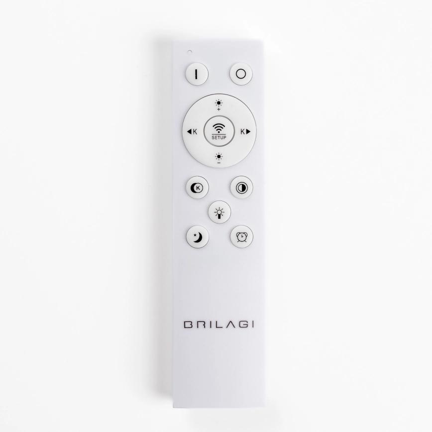 BRILAGI - hämardatav LED laelamp FALCON SLIM LED/42W/230V 3000-6500K läbimõõt 50 cm valge/beež + kaugjuhtimispult