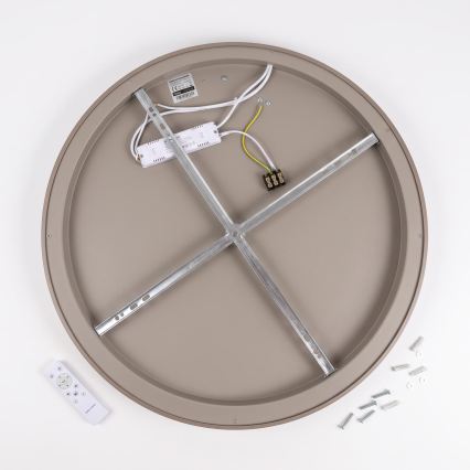 BRILAGI - hämardatav LED laelamp FALCON SLIM LED/42W/230V 3000-6500K läbimõõt 50 cm valge/beež + kaugjuhtimispult