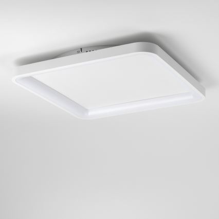 Brilagi - Hämardatav LED-laevalgusti FALCON SLIM LED/50W/230V 3000-6500K 50x50 cm valge + kaugjuhtimispult