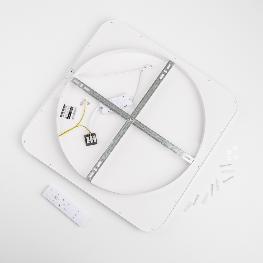 Brilagi - Hämardatav LED-laevalgusti FALCON SLIM LED/50W/230V 3000-6500K 50x50 cm valge + kaugjuhtimispult