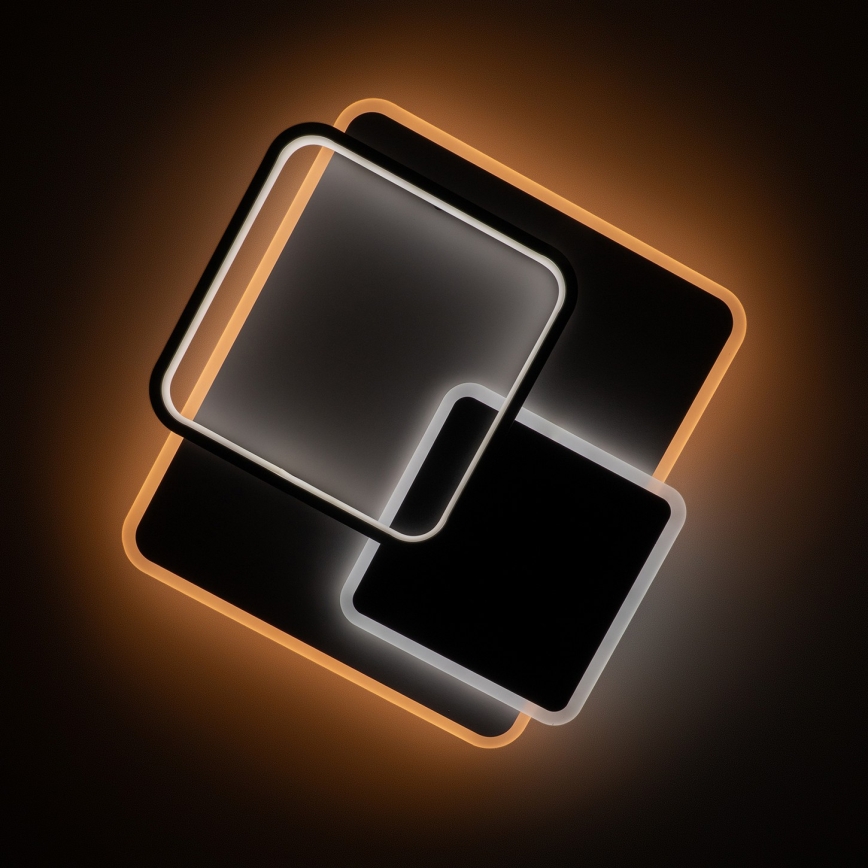 Brilagi - hämardatav LED-laelamp FLARE LED/64W/230V 45x45 cm 3000/4000/6000K + kaugjuhtimispult