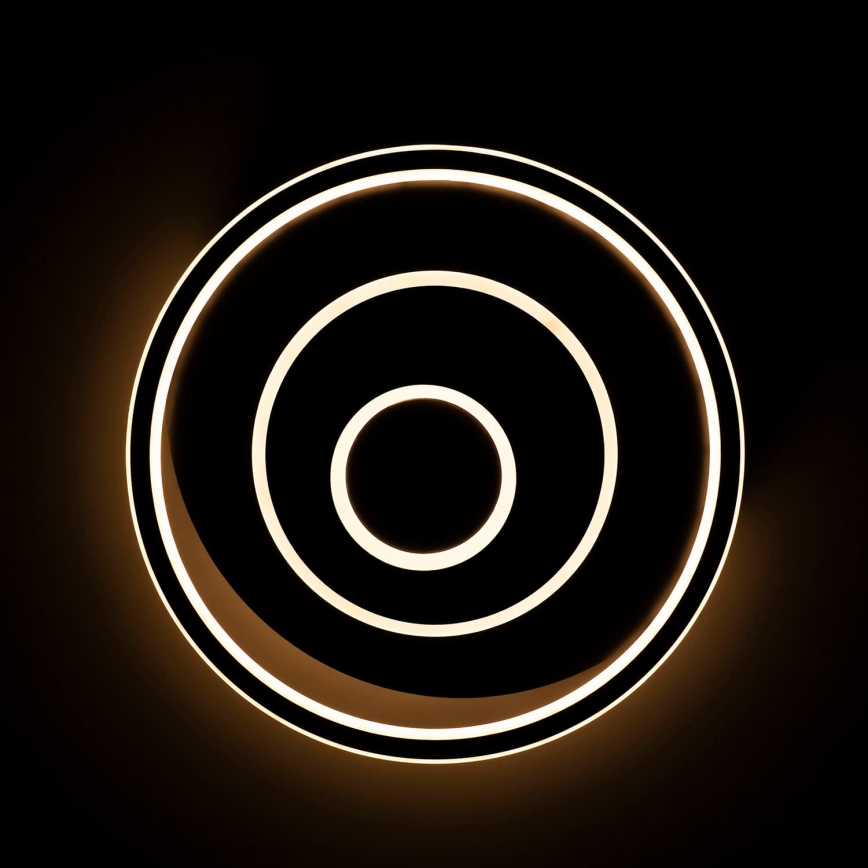 BRILAGI - hämardatav LED-laelamp IRIS LED/83W/230V 3000-6000K 46x50 cm must + kaugjuhtimispult
