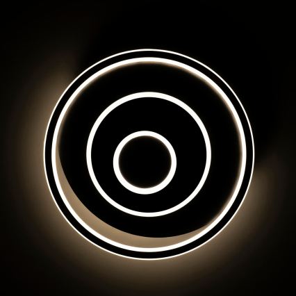 BRILAGI - hämardatav LED-laelamp IRIS LED/83W/230V 3000-6000K 46x50 cm must + kaugjuhtimispult