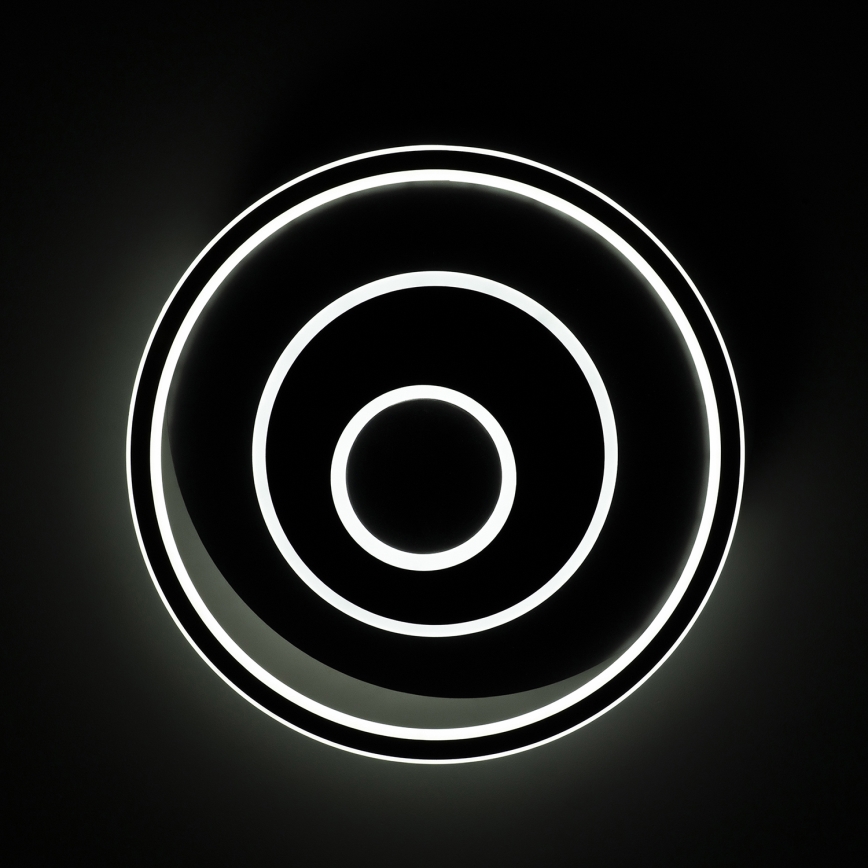 BRILAGI - hämardatav LED-laelamp IRIS LED/83W/230V 3000-6000K 46x50 cm must + kaugjuhtimispult