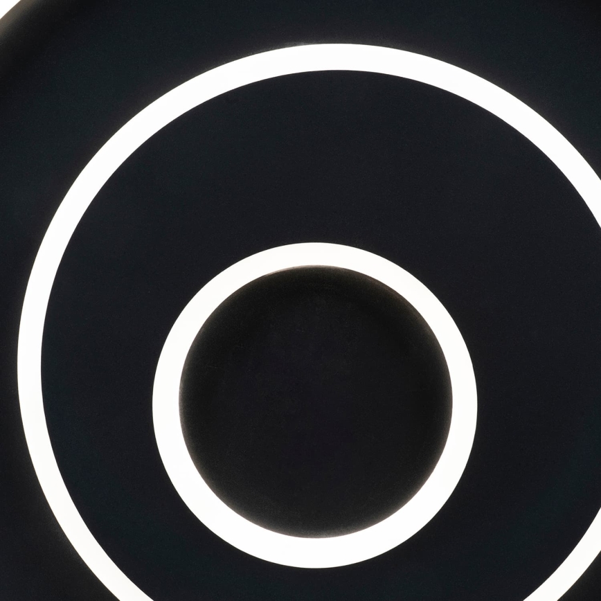 BRILAGI - hämardatav LED-laelamp IRIS LED/83W/230V 3000-6000K 46x50 cm must + kaugjuhtimispult