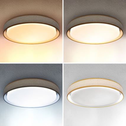 Brilagi - LED Hämardatav laevalgusti KIANIA LED/48W/230V 3000-6500K d. 43 cm + kaugjuhtimispult