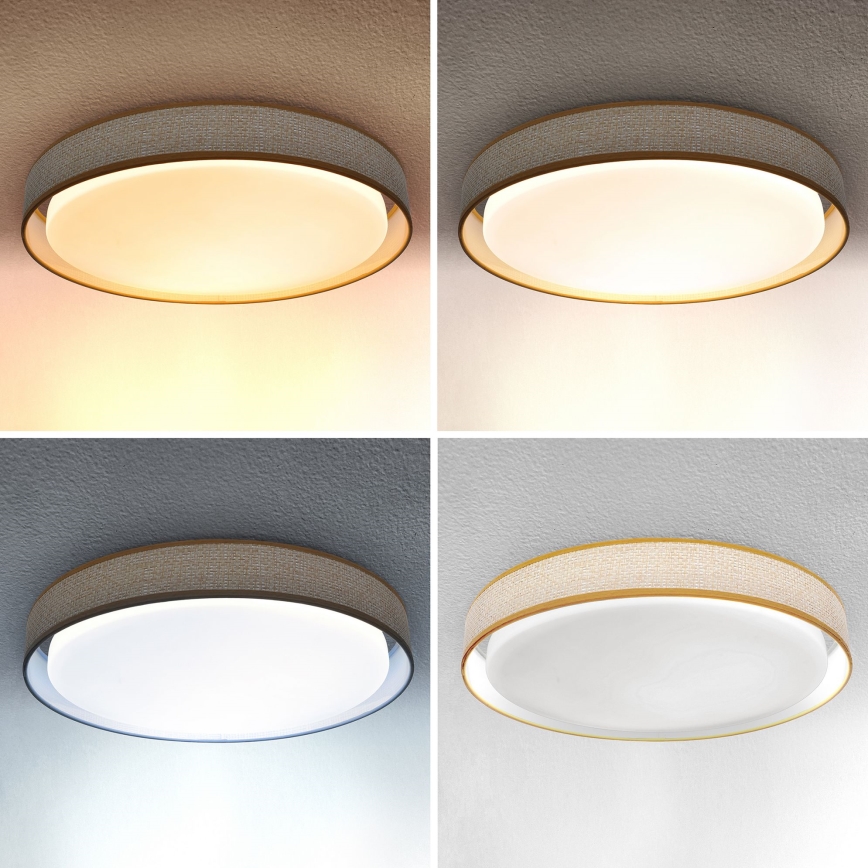 Brilagi - LED Hämardatav laevalgusti KIANIA LED/48W/230V 3000-6500K d. 43 cm + kaugjuhtimispult