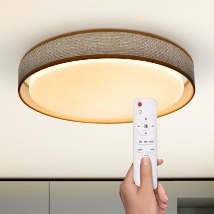 Brilagi - LED Hämardatav laevalgusti KIANIA LED/48W/230V 3000-6500K d. 43 cm + kaugjuhtimispult