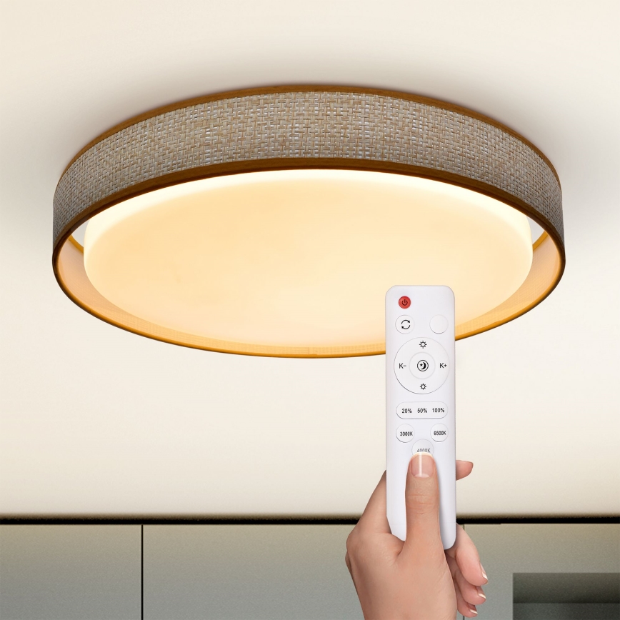 Brilagi - LED Hämardatav laevalgusti KIANIA LED/48W/230V 3000-6500K d. 43 cm + kaugjuhtimispult