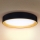 Brilagi - LED Hämardatav laevalgusti LARIOS LED/48W/230V 3000-6500K ø 39 cm must + kaugjuhtimispult