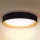 Brilagi - LED Hämardatav laevalgusti LARIOS LED/60W/230V 3000-6500K ø 49 cm must + kaugjuhtimispult