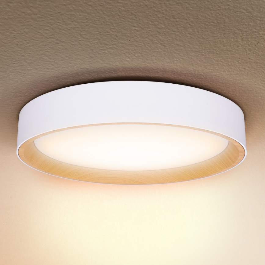 Brilagi - LED Hämardatav laevalgusti LARIOS LED/60W/230V 3000-6500K ø 49 cm valge + kaugjuhtimispult