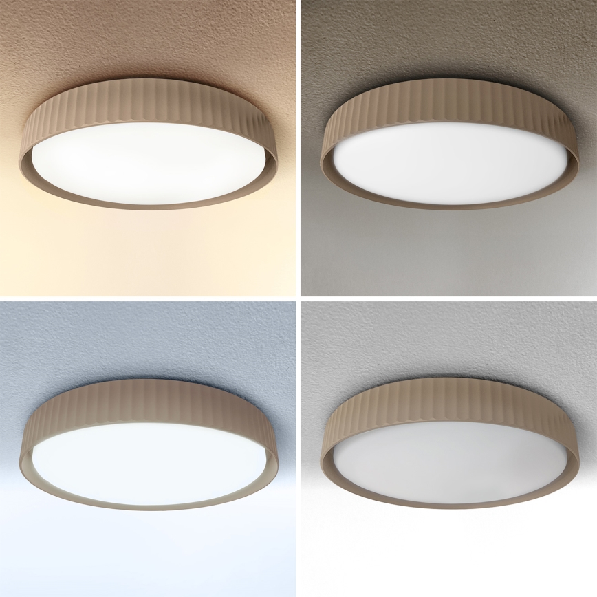 Brilagi - Hämardatav LED laelamp LUCIA LED/48W/230V 3000-6500K läbimõõt 41 cm pruun + kaugjuhtimispult